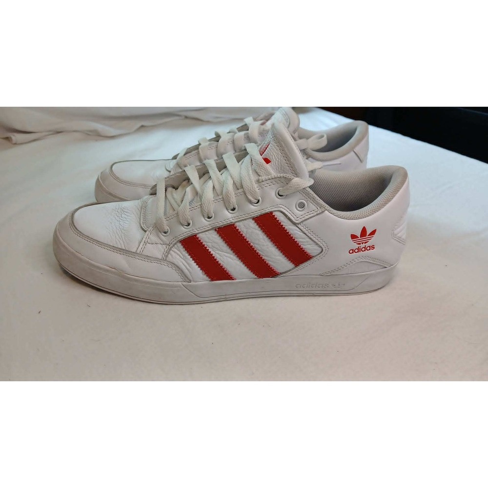 Adidas Originals Hardcourt Low White Red Mens Size 13 FX0523 90s Y2K Sneakers